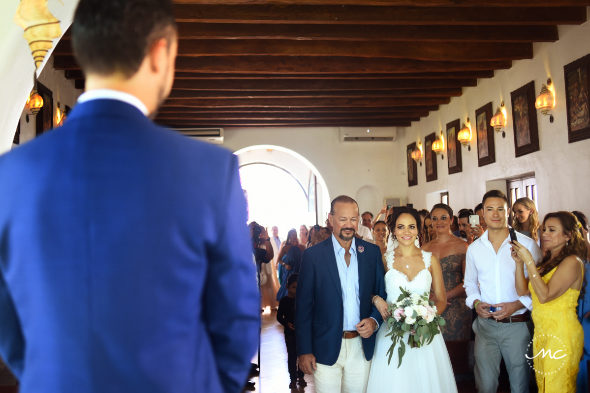 Playa del Carmen Church Wedding by Martina Campolo Mexico WeddingPhotography
