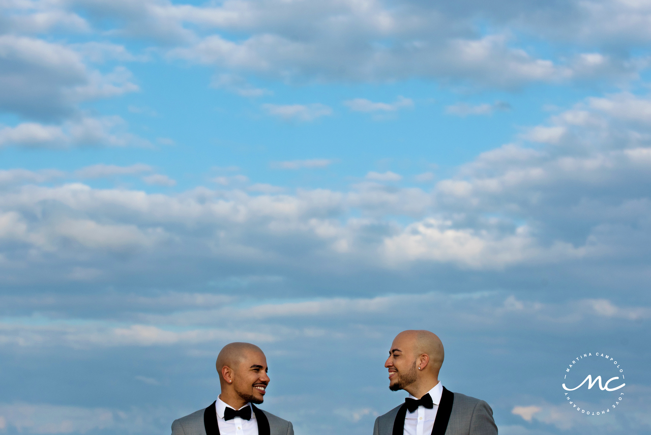 Gay Destination Wedding at Royalton Riviera Cancun. Martina Campolo Photography